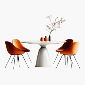 Rounded Dining Table